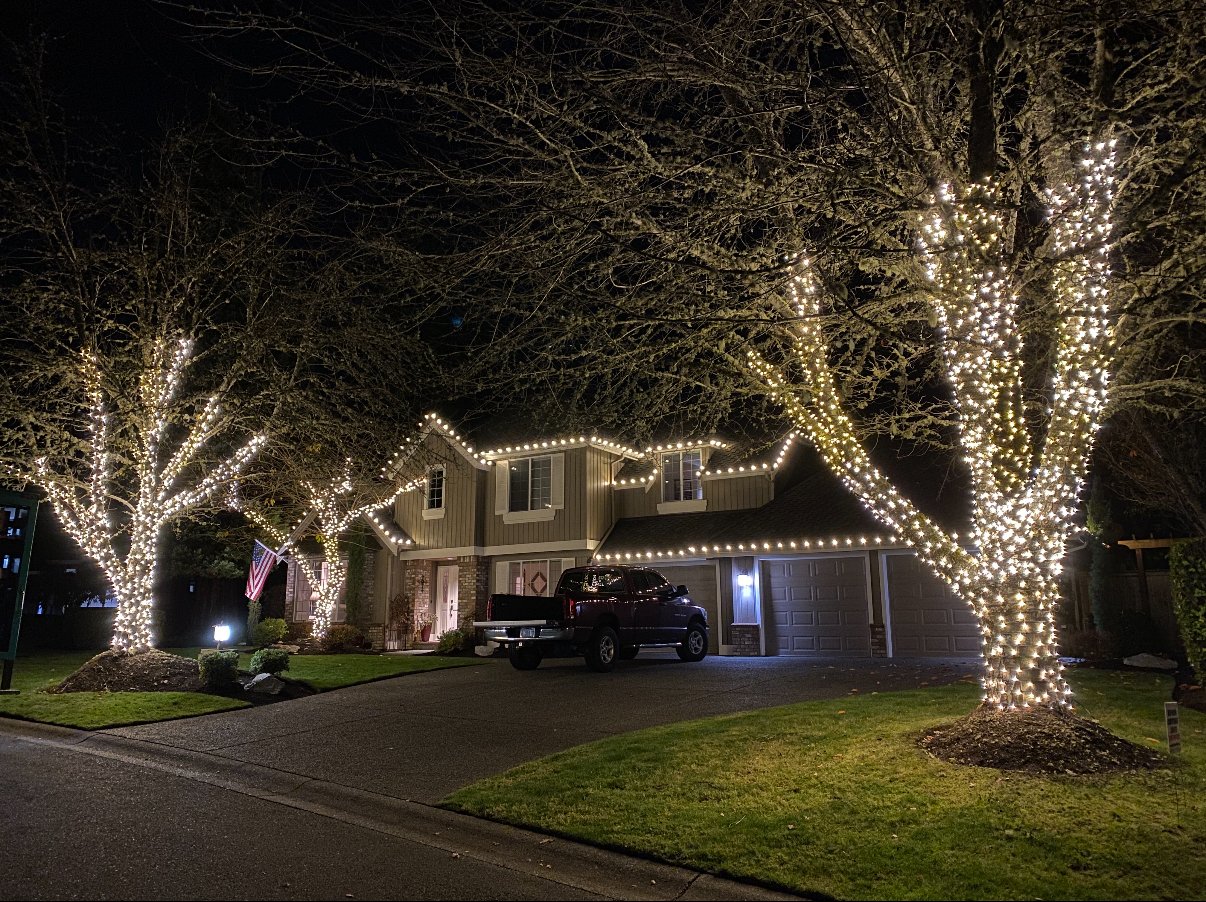 Redmond holiday light installation