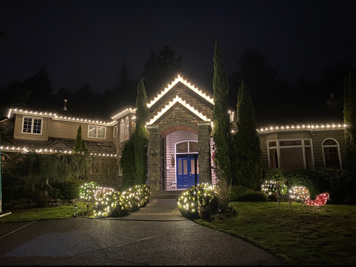 Redmond holiday light installation